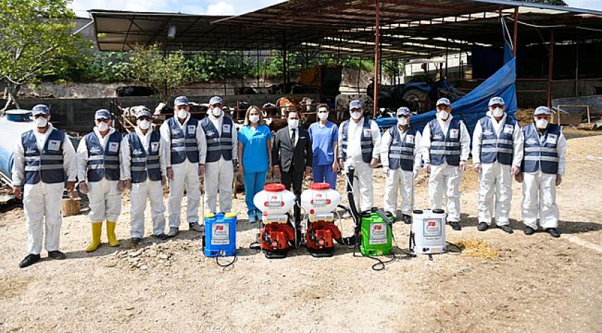 Sarıçam'da karasinek yok ediliyor