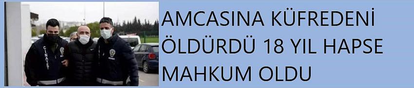 Amcasına küfredeni öldürdü 18 yıl hapse mahkum oldu