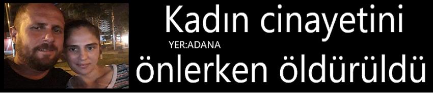 Kadın cinayetini önlerken öldürüldü