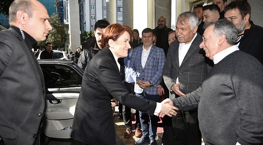 Akşener ve Çebi, Zeydan Karalar’ı ziyaret etti