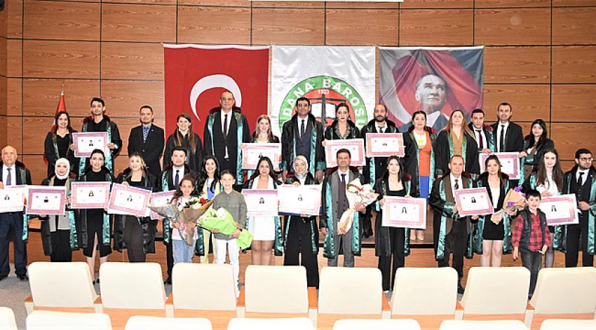 Adana Barosu’na 19 avukat daha katıldı