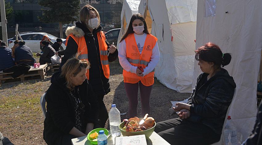 Depremzedelere psikolojik destek