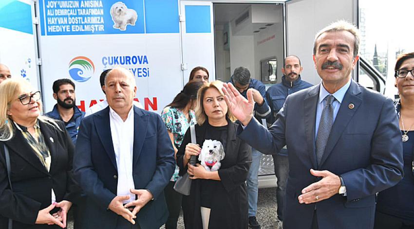 Çukurova'da Hayvan Ambulansı hizmete girdi