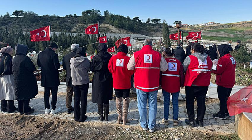 Çukurova Kızılay, depremde ölenleri andı