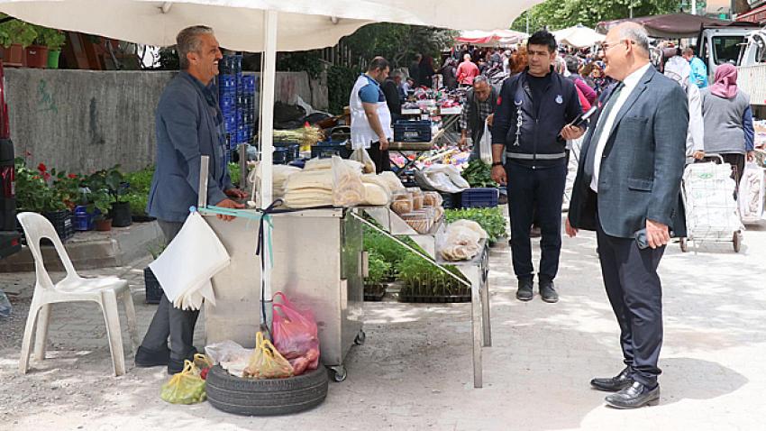 Çay’dan iş takibi ve pazar ziyareti