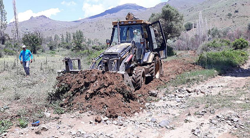 Bahçe yolları açıldı