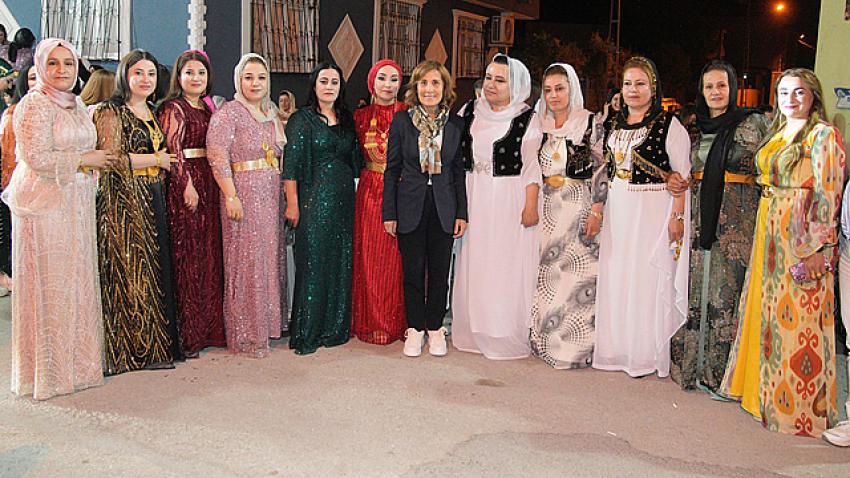 Oya başkan halkın içinde