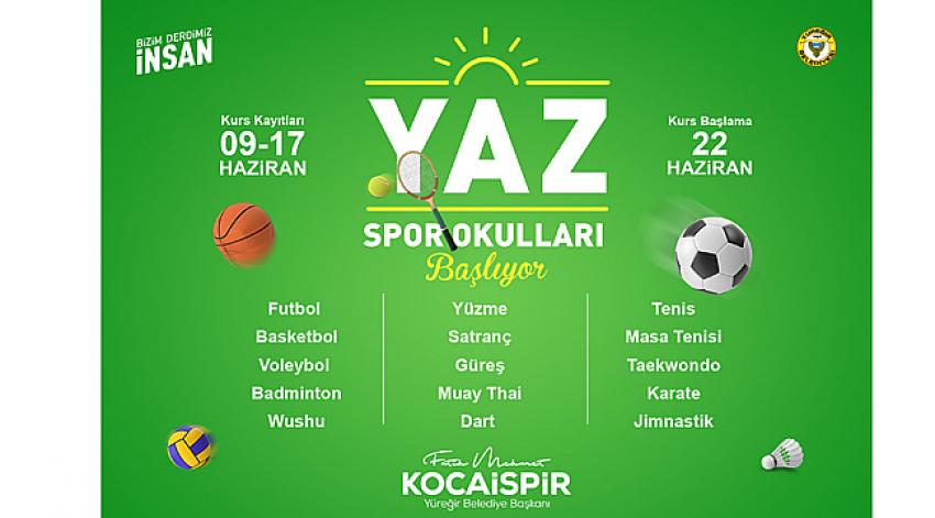 Yüreğir'de yaz spor okulları başlıyor